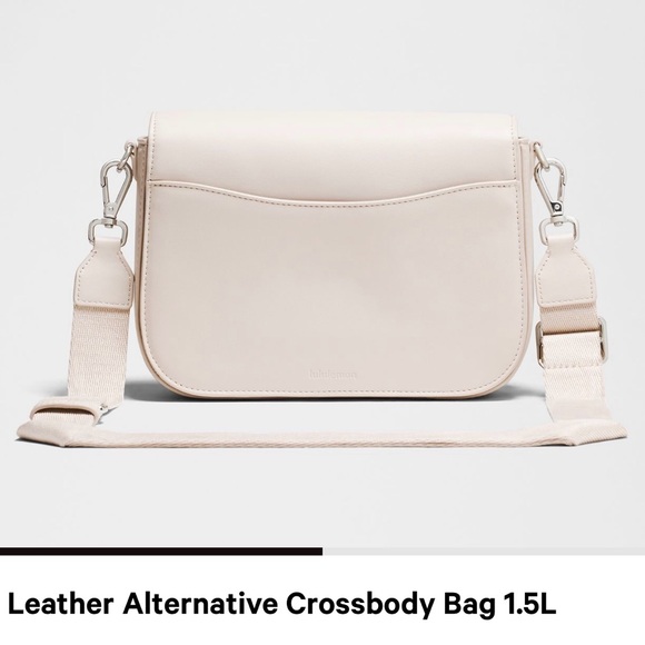 Lululemon Leather Crossbody Bag in Cashew - Picture 2 of 7